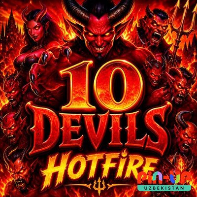 10 Devils Hotfire — Pin Up O‘zbekiston Slot katalogi «10 Devils Hotfire» — kvadrat rasm